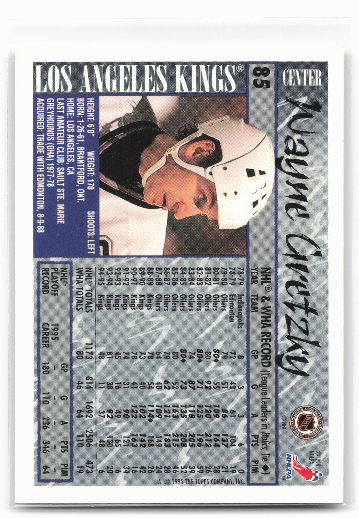 1995-96 Topps #85 Wayne Gretzky