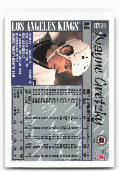 1995-96 Topps #85 Wayne Gretzky