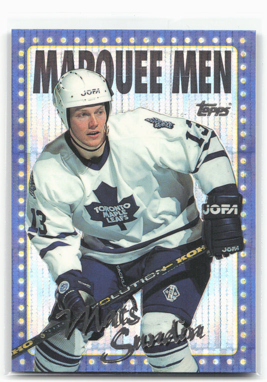 1995-96 Topps #19 Mats Sundin Marquee Men Power Boosters