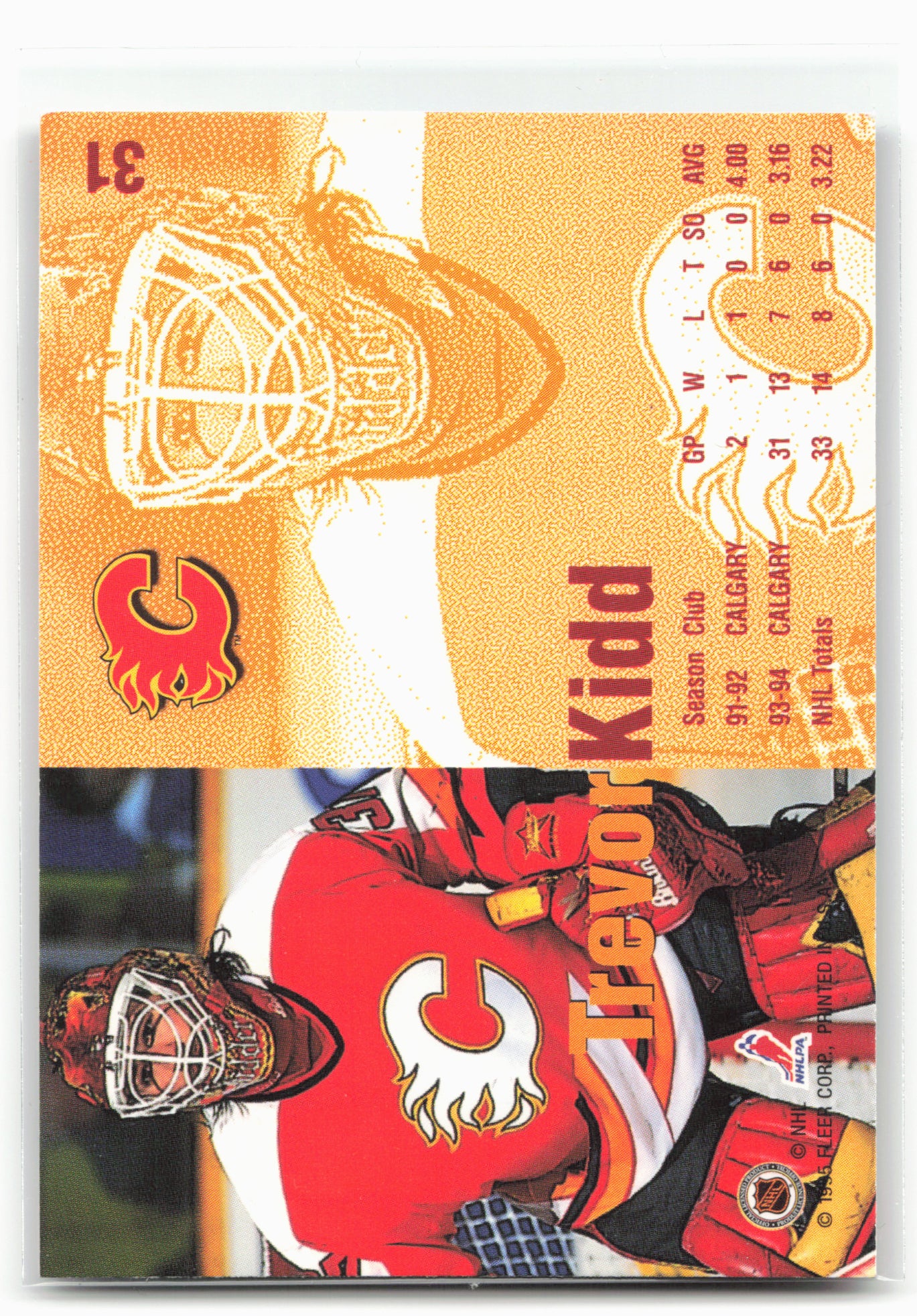 1994-95 Fleer #31 Trevor Kidd