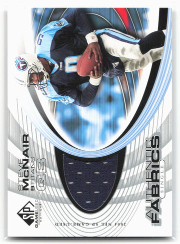 
2004 SP Game Used #AF-SM Steve McNair Authentic Fabrics