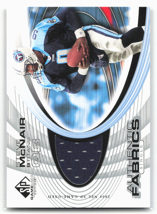2004 SP Game Used #AF-SM Steve McNair Authentic Fabrics