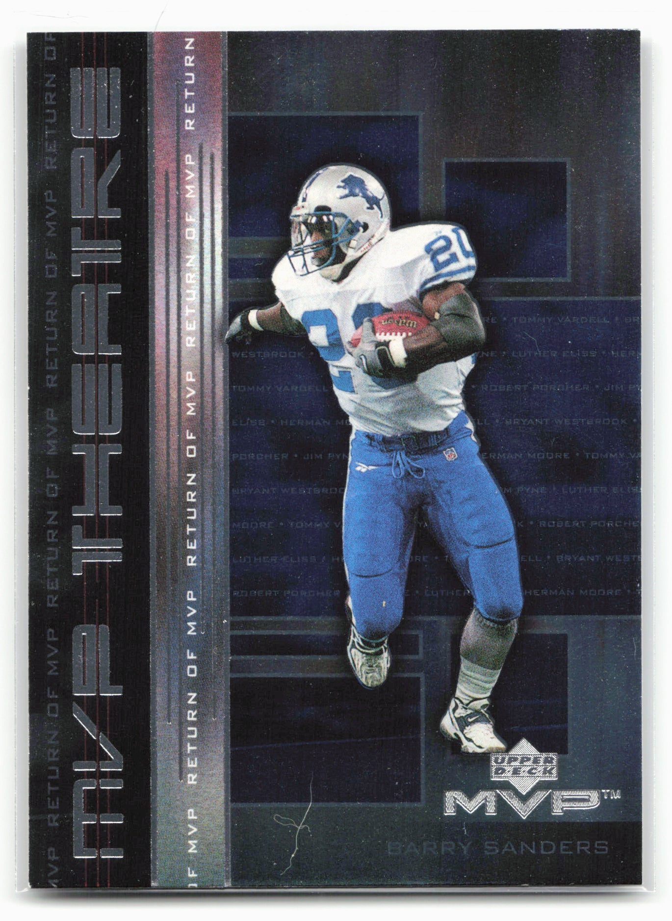 1999 Upper Deck MVP #M11 Barry Sanders MVP Theatre