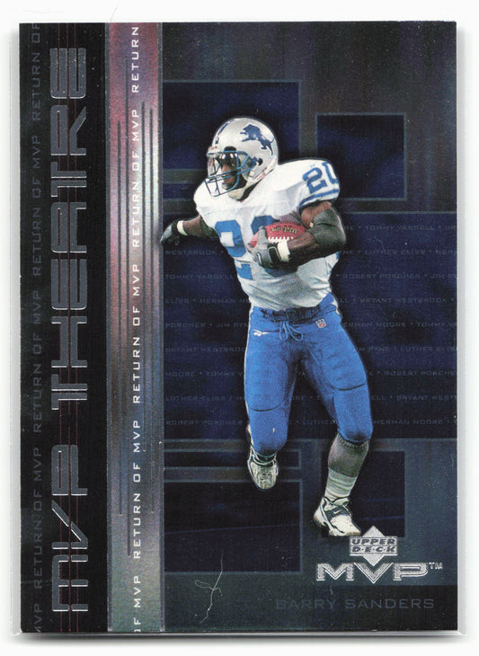 1999 Upper Deck MVP #M11 Barry Sanders MVP Theatre
