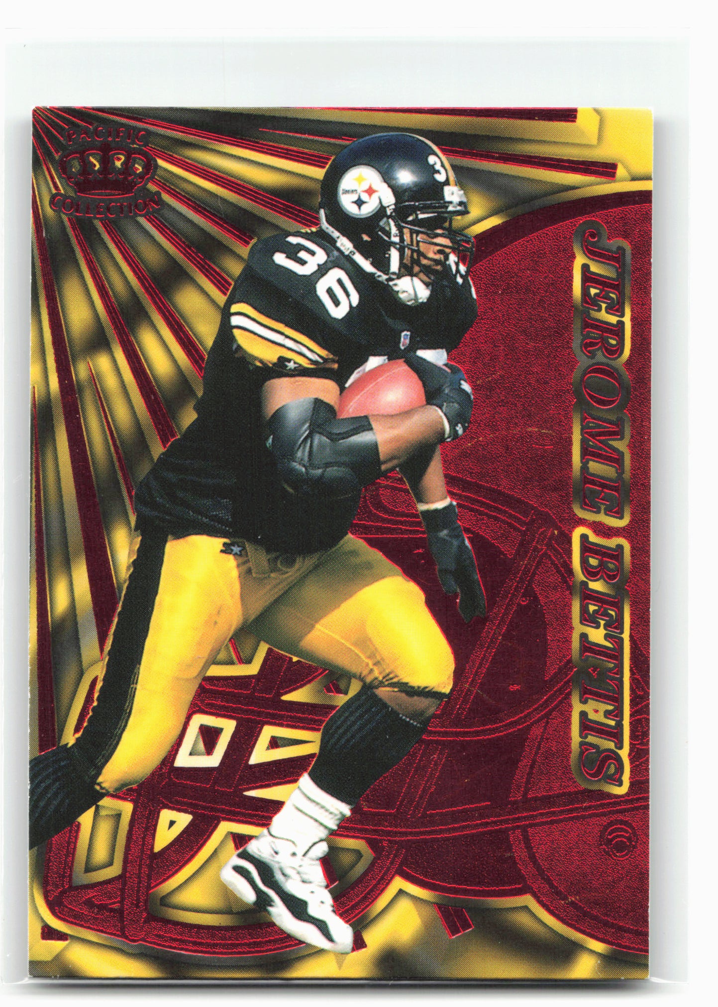 1997 Pacific Dynagon Prism #114 Jerome Bettis Red