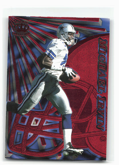 1997 Pacific Dynagon Prism #38 Michael Irvin Red