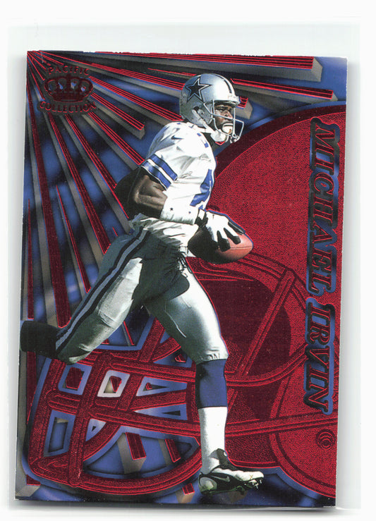 1997 Pacific Dynagon Prism #38 Michael Irvin Red