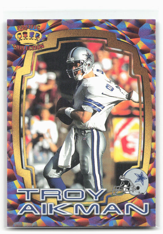 1997 Pacific Dynagon Prism #10 Troy Aikman Best Kept Secrets 28989