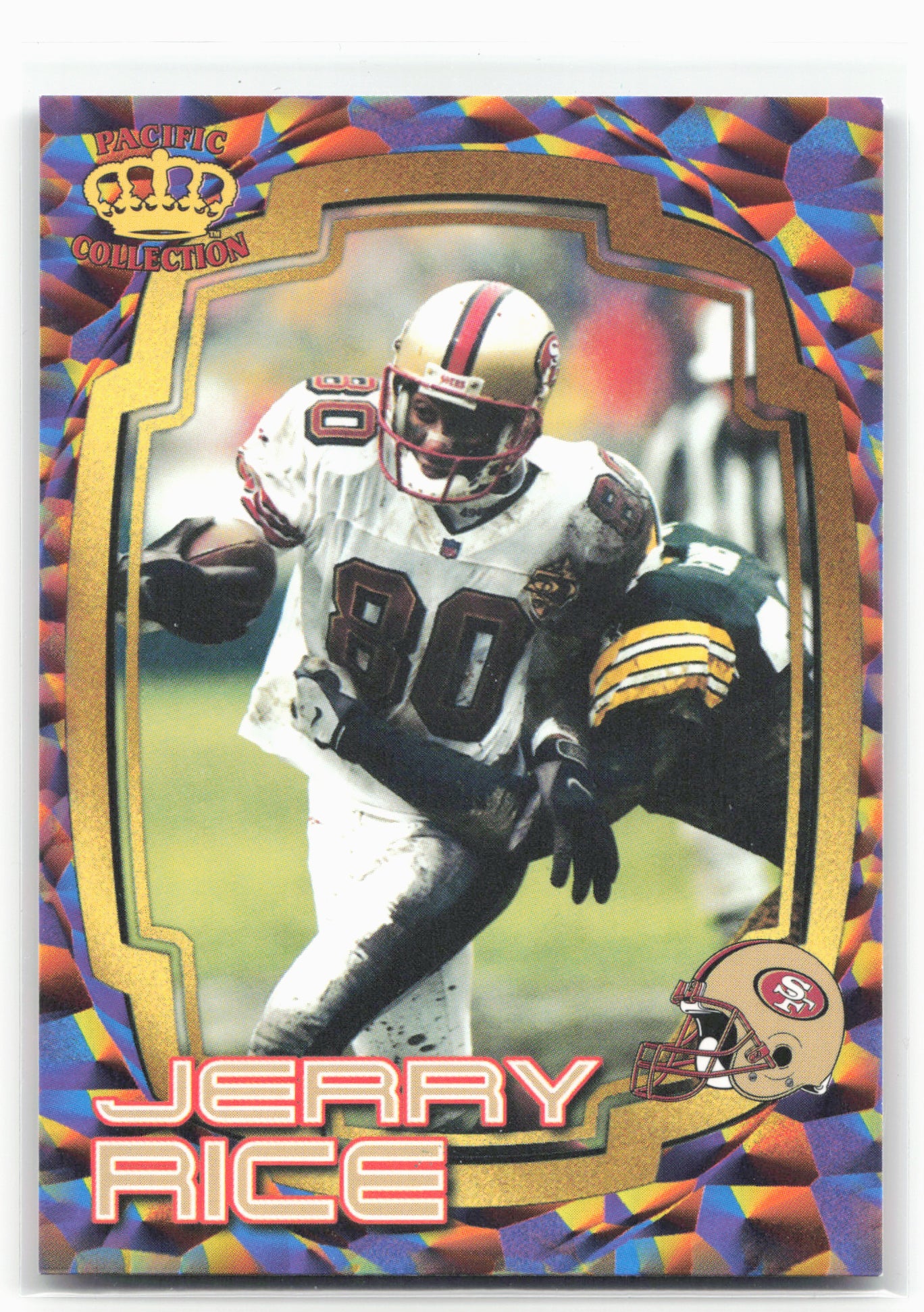 1997 Pacific Dynagon Prism #51 Jerry Rice Best Kept Secrets 28992