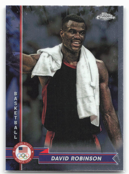 2024 Topps Chrome U.S. Olympics & Paralympic Hopefuls #89 David Robinson