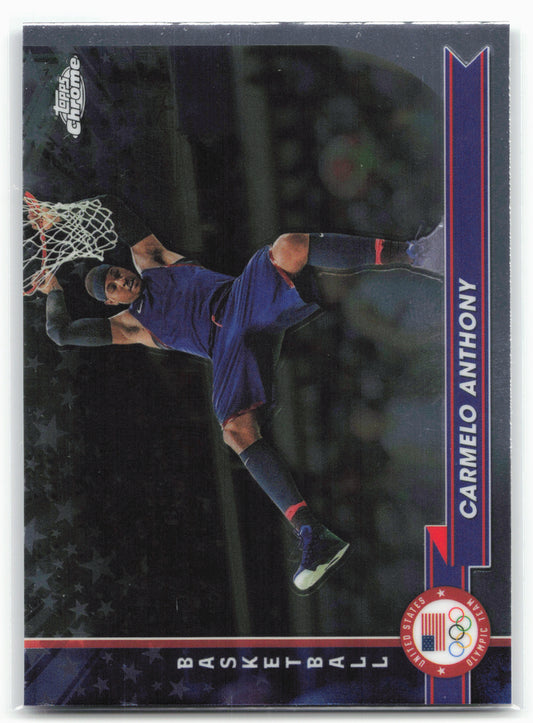 2024 Topps Chrome U.S. Olympics & Paralympic Hopefuls #151 Carmelo Anthony