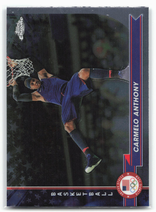 2024 Topps Chrome U.S. Olympics & Paralympic Hopefuls #151 Carmelo Anthony 29004