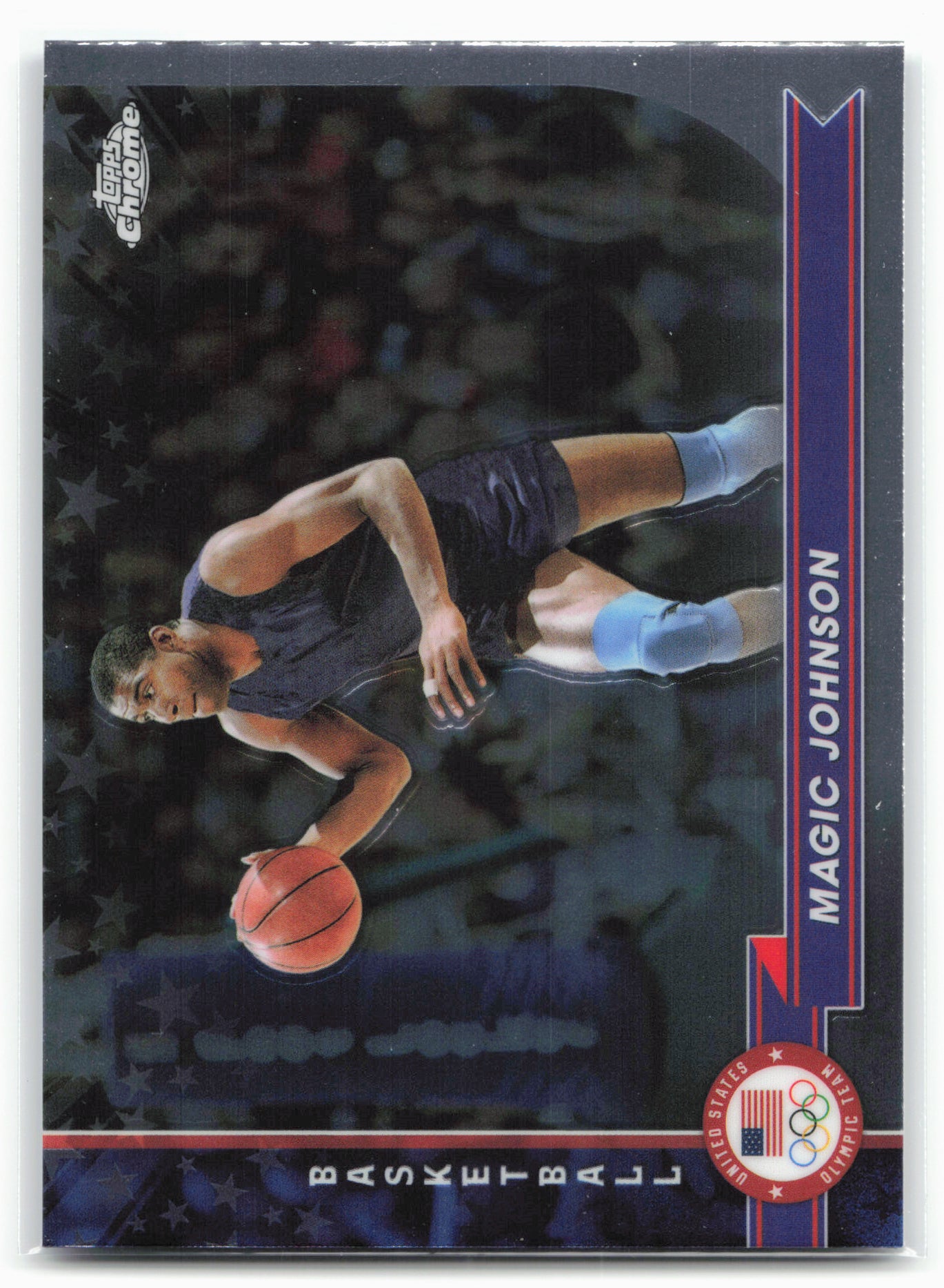 2024 Topps Chrome U.S. Olympics & Paralympic Hopefuls #187 Magic Johnson