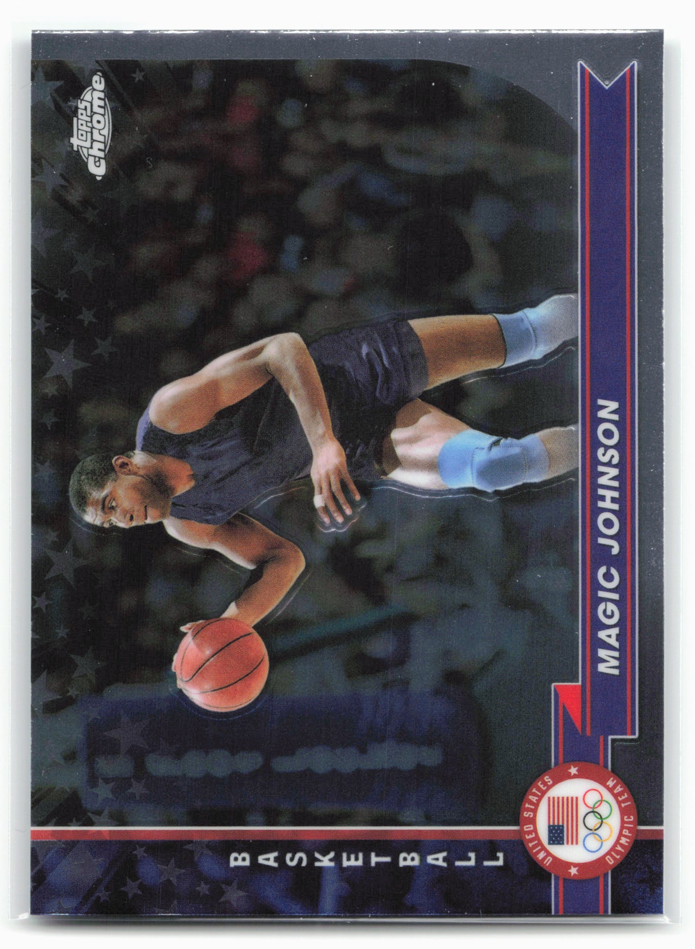 2024 Topps Chrome U.S. Olympics & Paralympic Hopefuls #187 Magic Johnson 29008