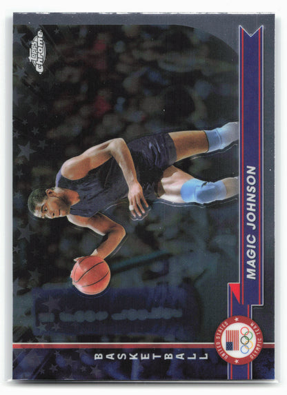 2024 Topps Chrome U.S. Olympics & Paralympic Hopefuls #187 Magic Johnson 29009