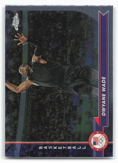 2024 Topps Chrome U.S. Olympics & Paralympic Hopefuls #173 Dwyane Wade