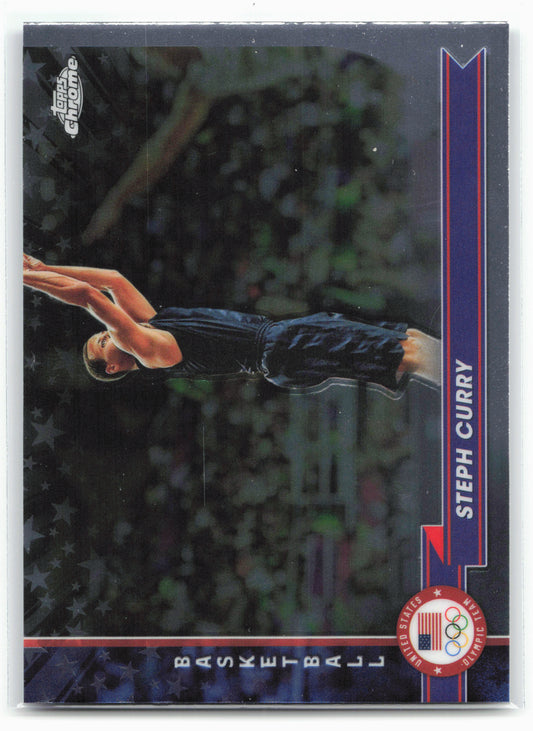 2024 Topps Chrome U.S. Olympics & Paralympic Hopefuls #119 Stephen Curry 29020
