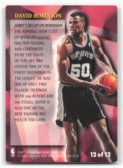 1996-97 Fleer #12 David Robinson Stackhouse's All-Fleer 29030