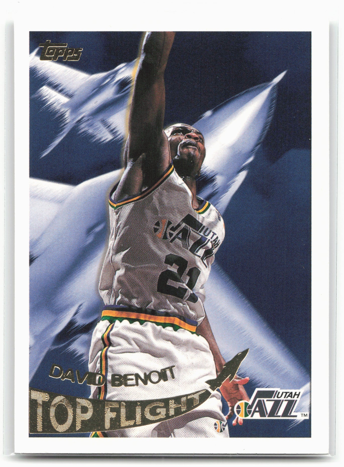 1995-96 Topps #TF17 David Benoit Top Flight 29035