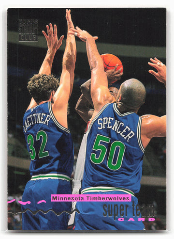 1993-94 Stadium Club #16 Minnesota Timberwolves Super Teams 29049