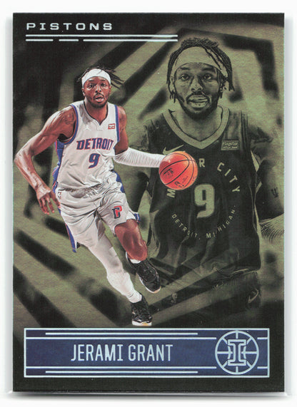 2020-21 Panini Illusions #82 Jerami Grant Emerald 29057