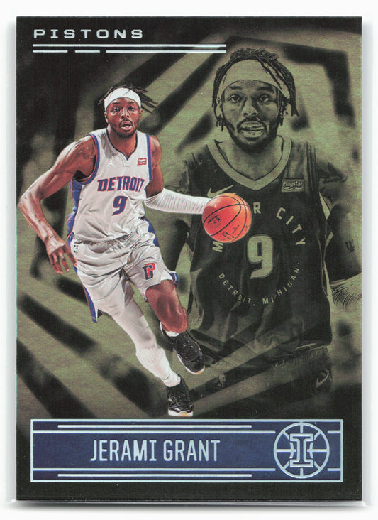 2020-21 Panini Illusions #82 Jerami Grant Emerald 29057