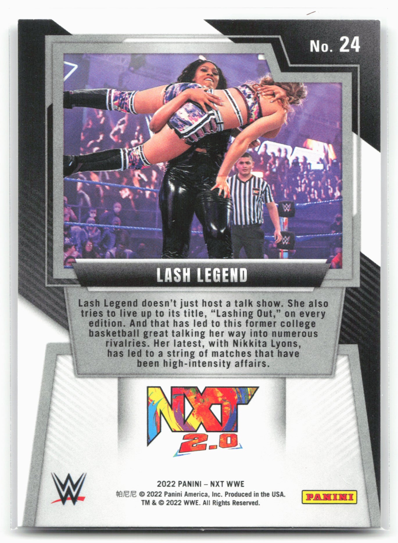 2022 Panini NXT 2.0 WWE #24 Lash Legend 29065