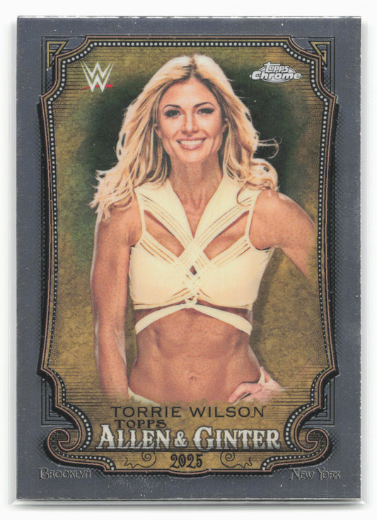 2025 Topps Chrome WWE #AG-TOR Torrie Wilson Allen & Ginter 29068