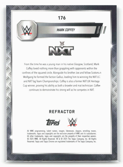 2025 Topps Chrome WWE #176 Mark Coffey Refractor 29069