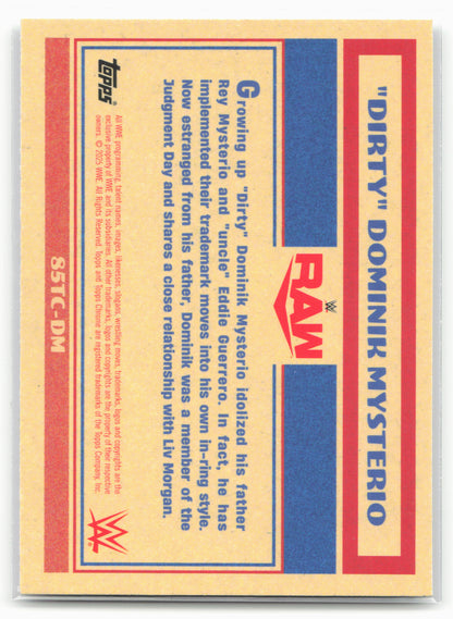 2025 Topps Chrome WWE #85TC-DM “Dirty” Dom Mysterio 1985 Topps Current 29072