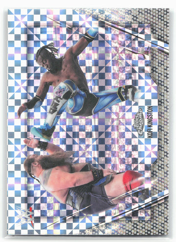 2026 Topps Chrome WWE #166 Kofi Kingston X-Fractor