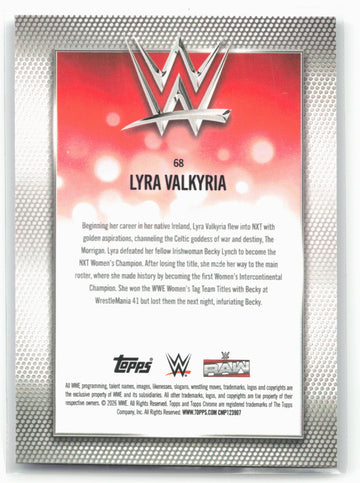 2026 Topps Chrome WWE #68 Lyra Valkyria X-Fractor