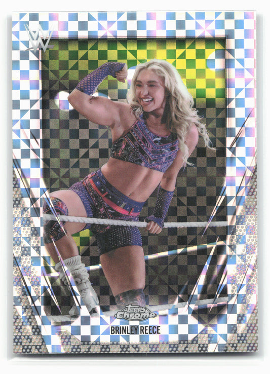 2026 Topps Chrome WWE #149 Brinley Reece X-Fractor