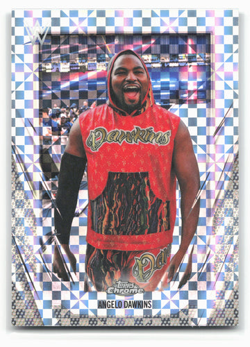 2026 Topps Chrome WWE #108 Angelo Dawkins X-Fractor