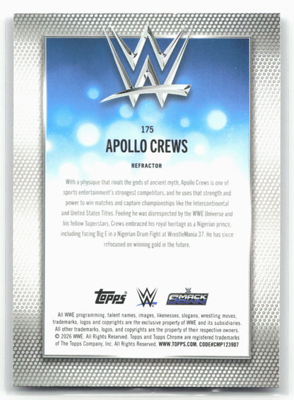 2026 Topps Chrome WWE #175 Apollo Crews Refractor 29090