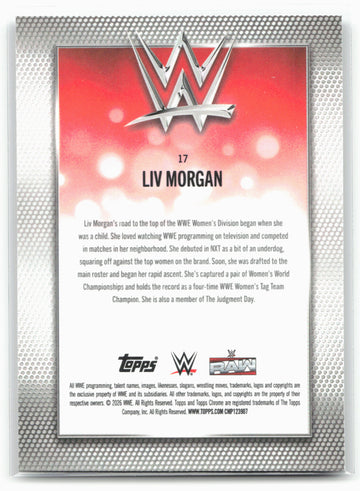 2026 Topps Chrome WWE #17 Liv Morgan 29092