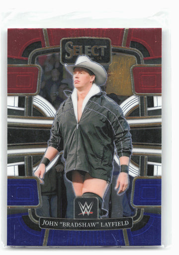 2024 Panini Select WWE #3 John "Bradshaw" Layfield Red and Blue Prizms 29095