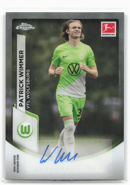 2023-24 Topps Chrome Bundesliga #BCA-PW Patrick Wimmer  Autograph
