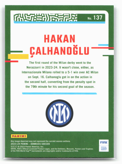 2023-24 Donruss #137 Hakan Calhanoglu Optic 29103