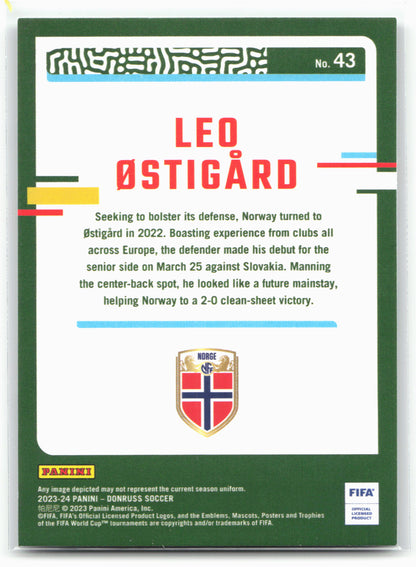 2023-24 Donruss #43 Leo Ostigard Silver 29106