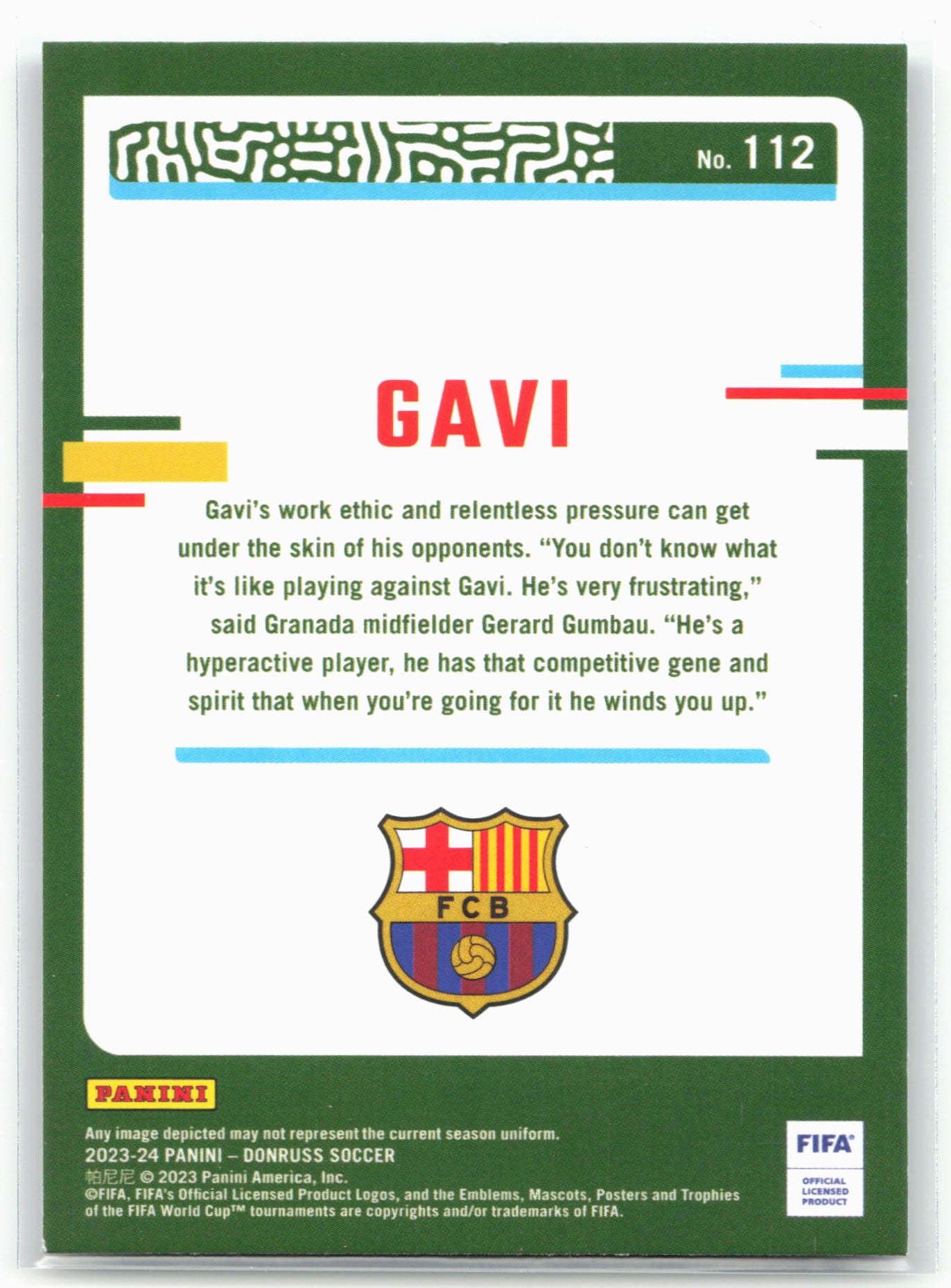2023-24 Donruss #112 Gavi Silver 29108