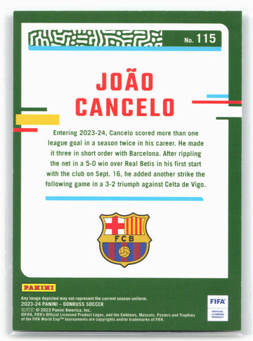 2023-24 Donruss #115 Joao Cancelo Silver 29111