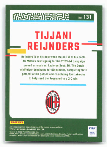2023-24 Donruss #131 Tijjani Reijnders Silver 29116