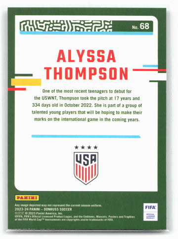 2023-24 Donruss #68 Alyssa Thompson Silver 29117