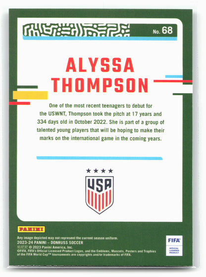 2023-24 Donruss #68 Alyssa Thompson Silver 29117