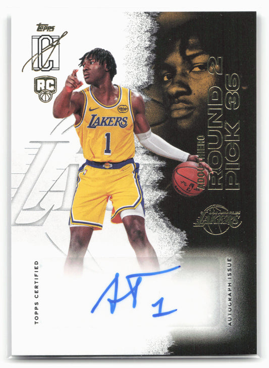 2025-26 Topps Signature Class #RCA-ATH Adou Thiero Rookie Class Autographs