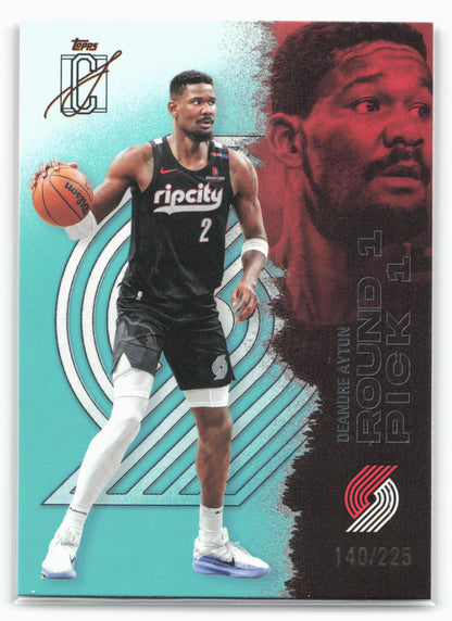 2025-26 Topps Signature Class #22 Deandre Ayton Teal #/225