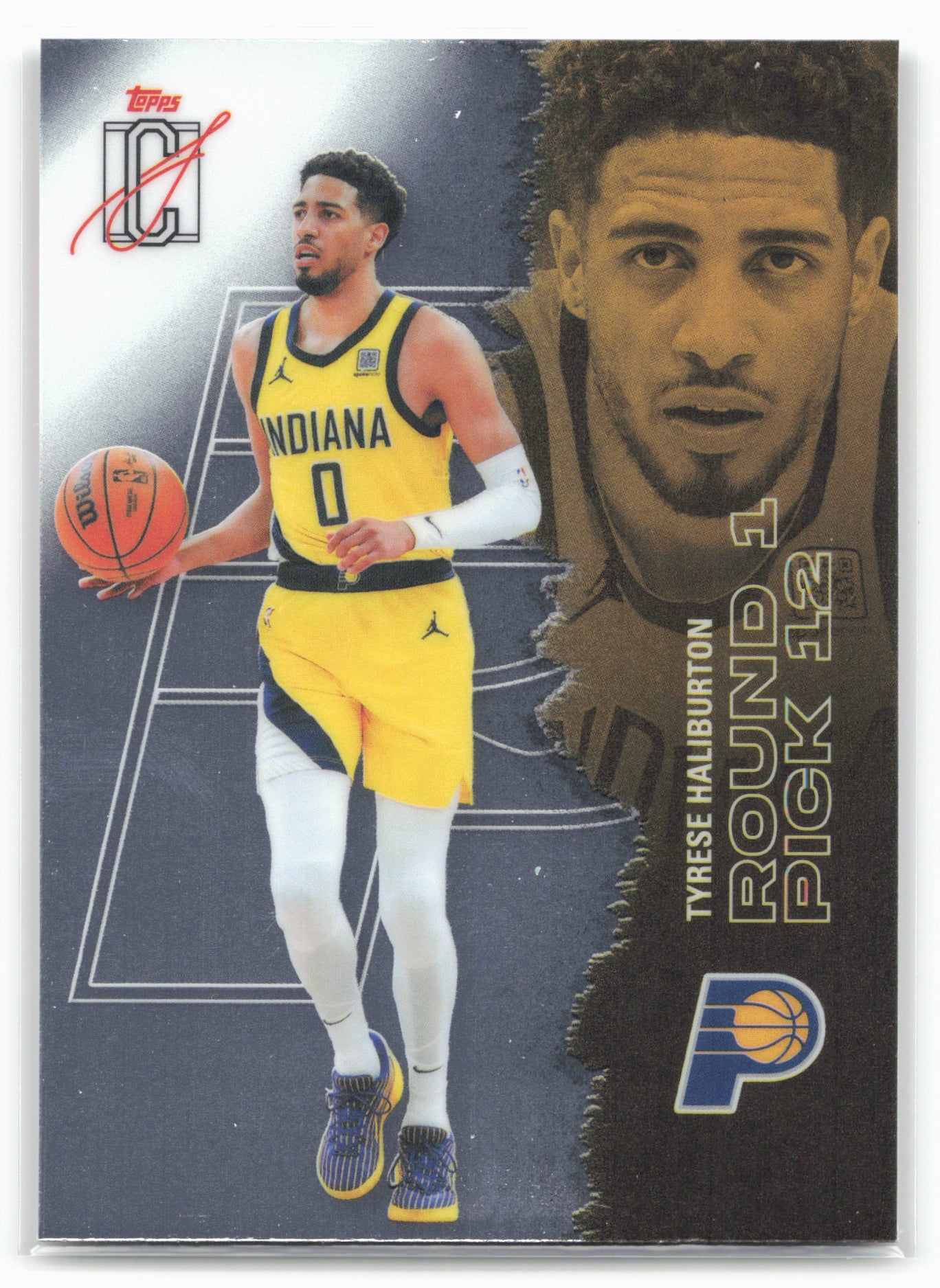 2025-26 Topps Signature Class #71 Tyrese Haliburton Chrome