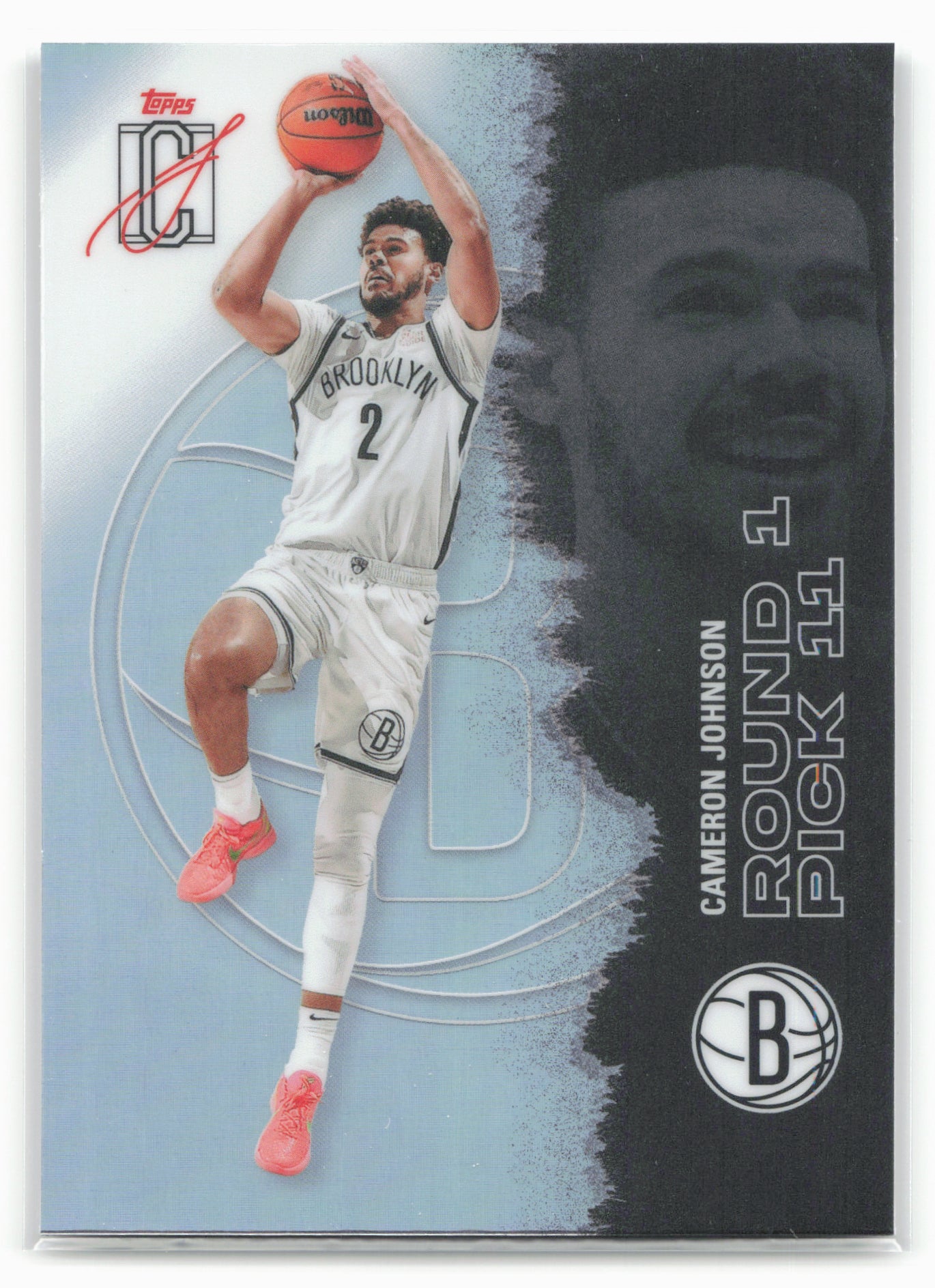 2025-26 Topps Signature Class #29 Cameron Johnson Chrome Refractors