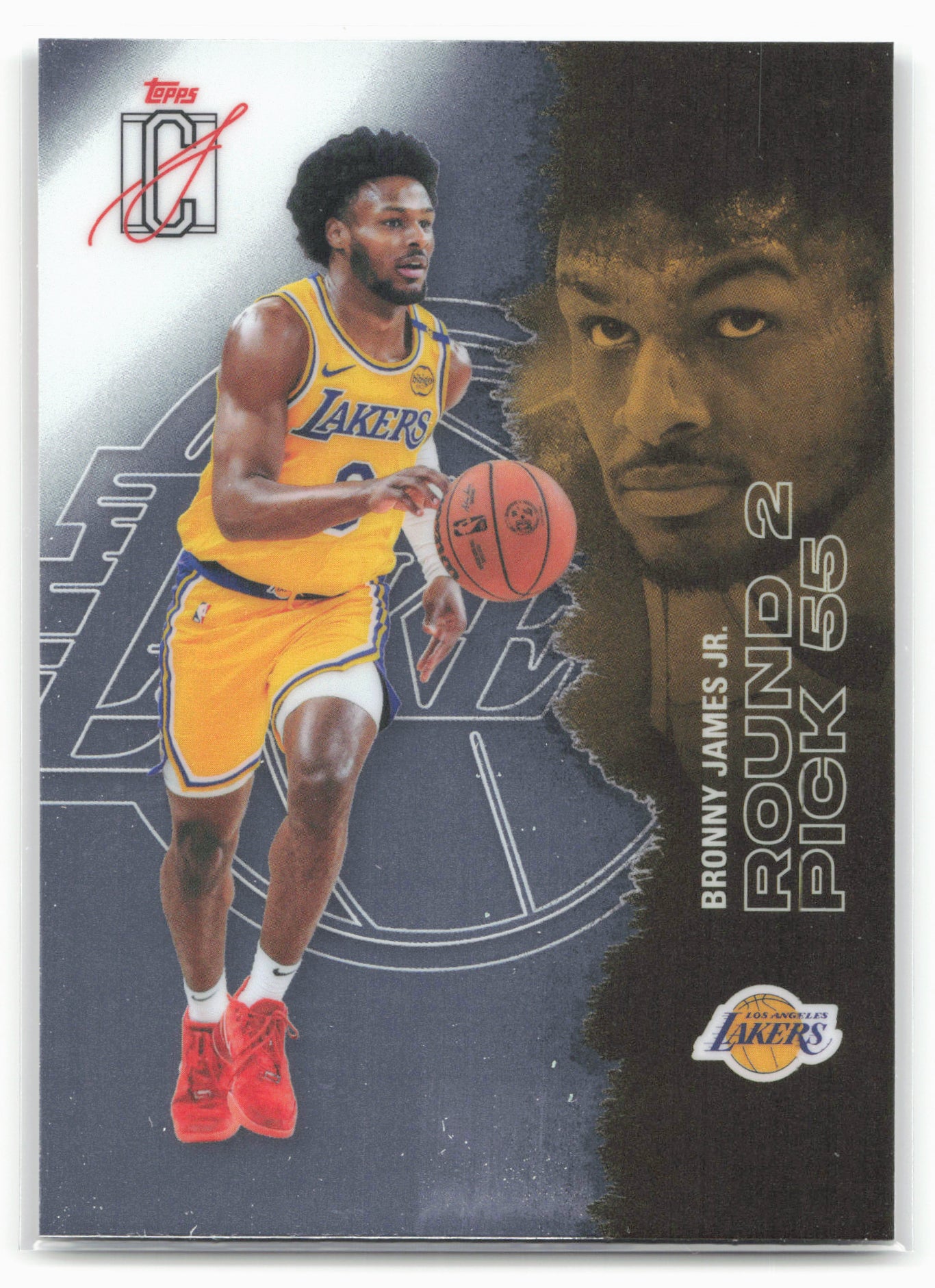 2025-26 Topps Signature Class #1 Bronny James Jr. Chrome